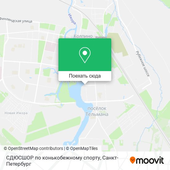 Карта СДЮСШОР по конькобежному спорту