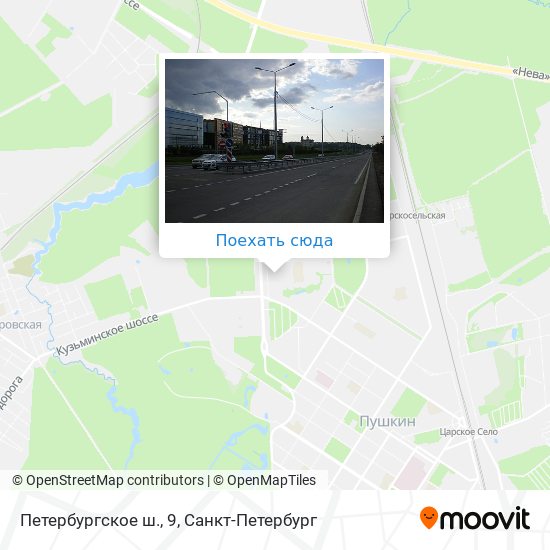 Карта Петербургское ш., 9