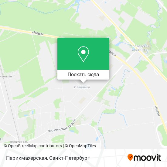 Карта Парикмахерская