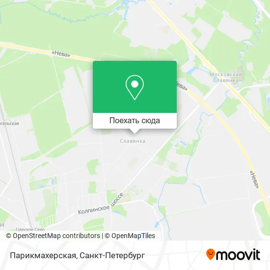 Карта Парикмахерская