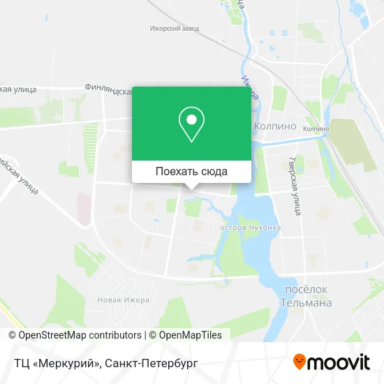 Карта ТЦ «Меркурий»