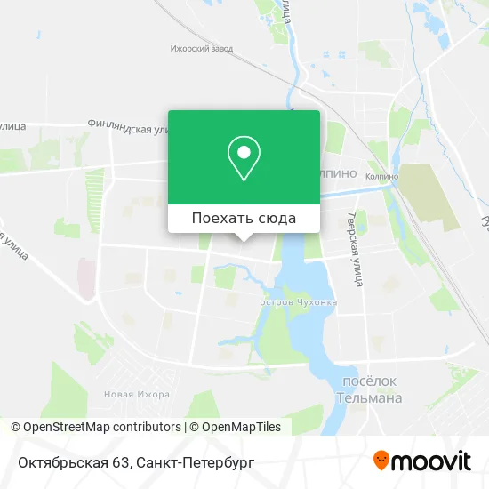 Карта Октябрьская 63
