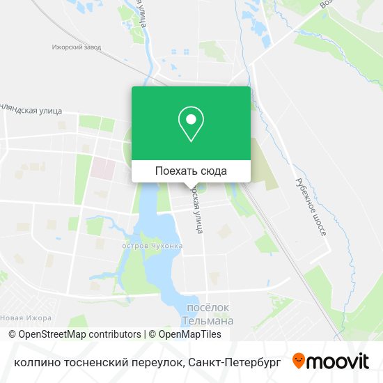 Карта колпино тосненский переулок
