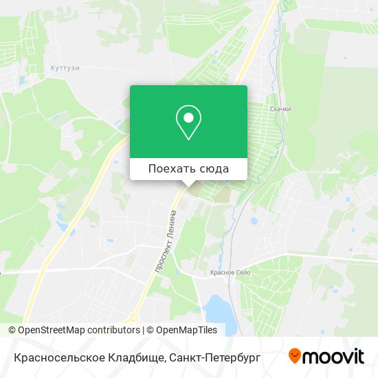 Карта Красносельское Кладбище