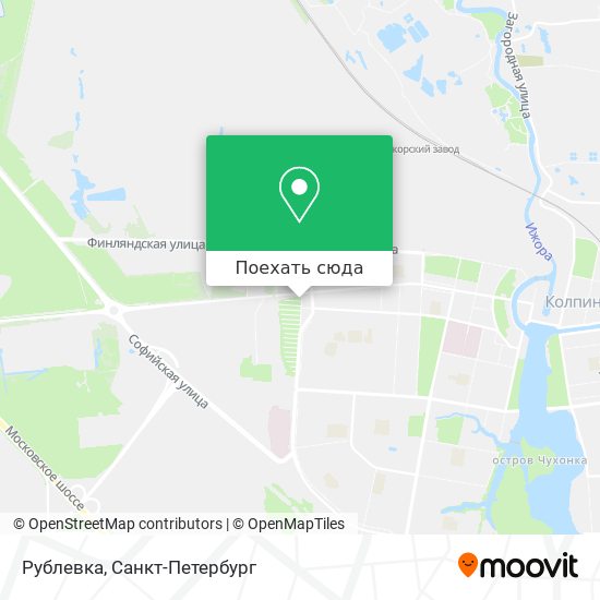 Карта Рублевка