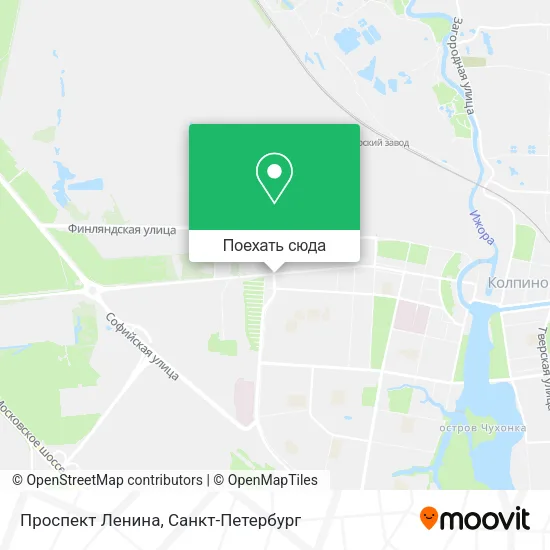 Карта Проспект Ленина