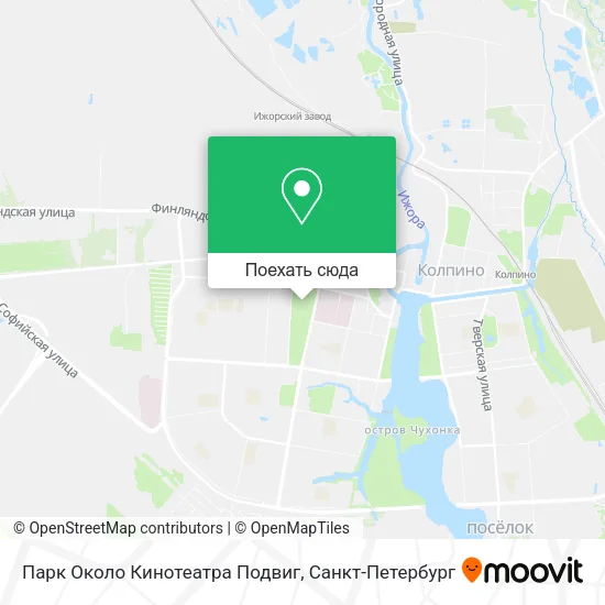 Карта Парк Около Кинотеатра Подвиг