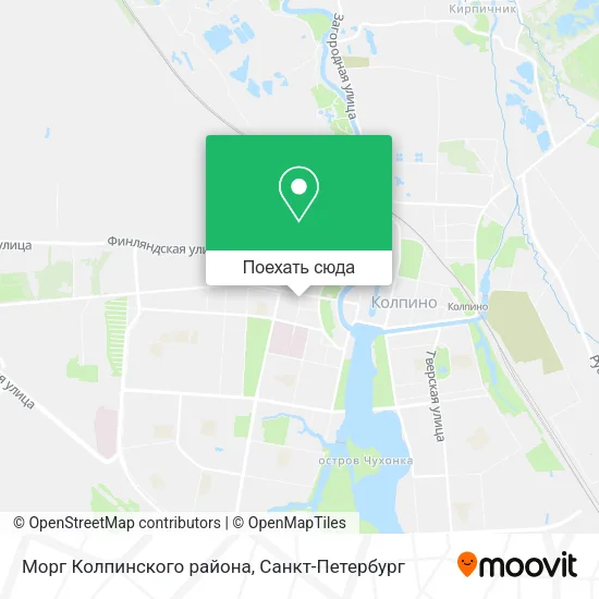 Карта Морг Колпинского района