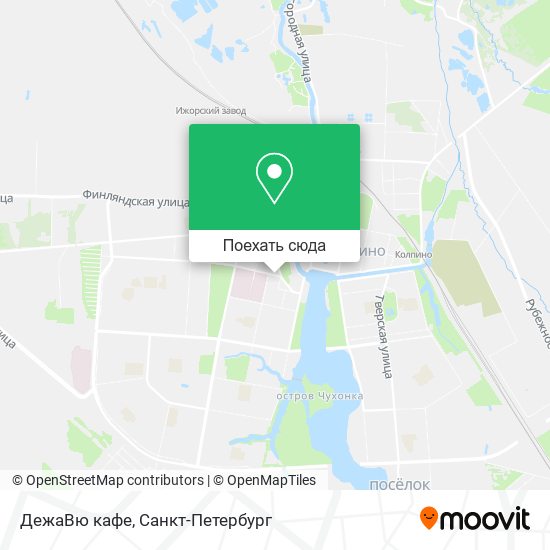 Карта ДежаВю кафе