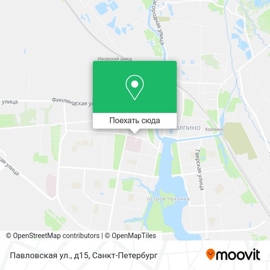 Карта Павловская ул., д15