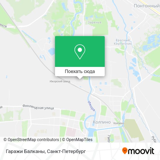 Карта Гаражи Балканы