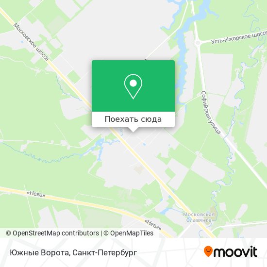 Карта Южные Ворота