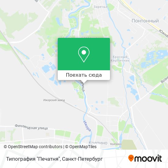 Карта Типография "Печатня"