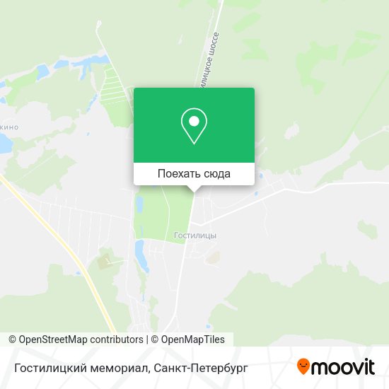 Карта Гостилицкий мемориал
