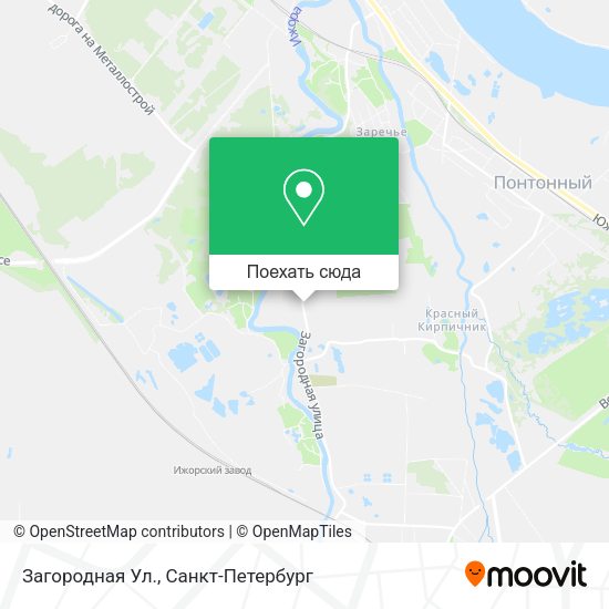 Карта Загородная Ул.