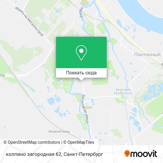 Карта колпино загородная 62