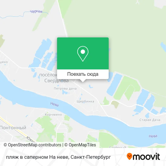 Карта пляж в саперном На неве