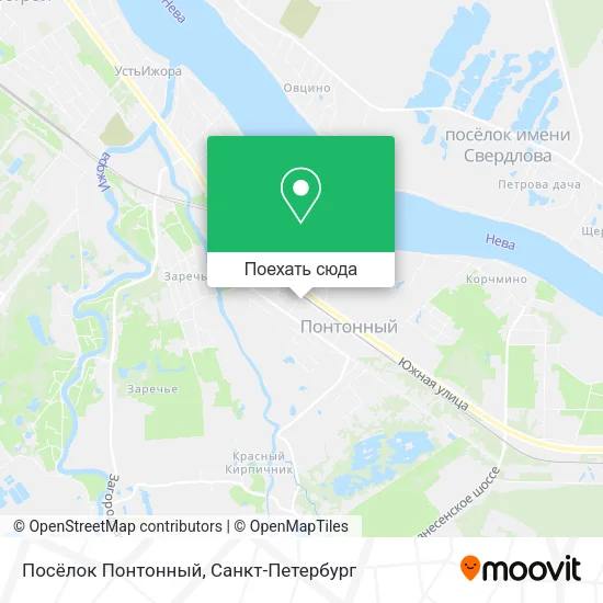 Карта Посёлок Понтонный