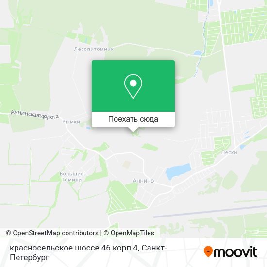 Карта красносельское шоссе 46 корп 4
