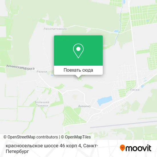 Карта красносельское шоссе 46 корп 4