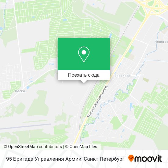 Карта 95 Бригада Управления Армии