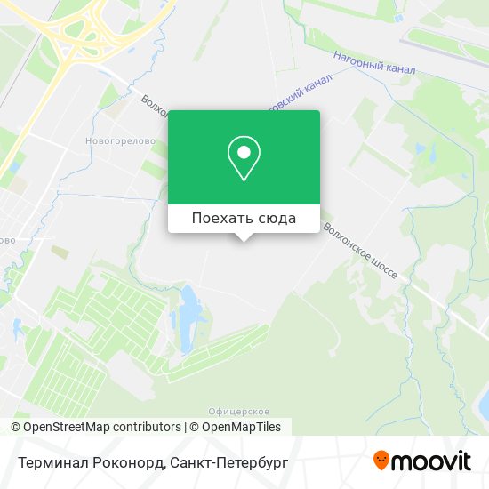 Карта Терминал Роконорд