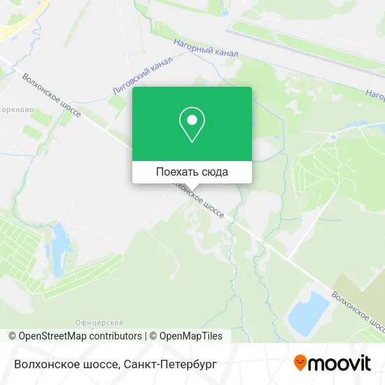 Карта Волхонское шоссе