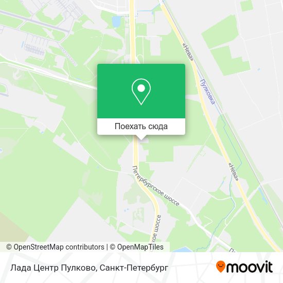 Карта Лада Центр Пулково