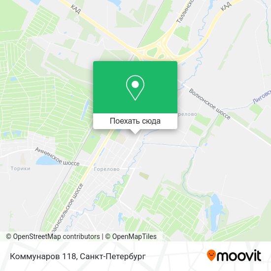 Карта Коммунаров 118