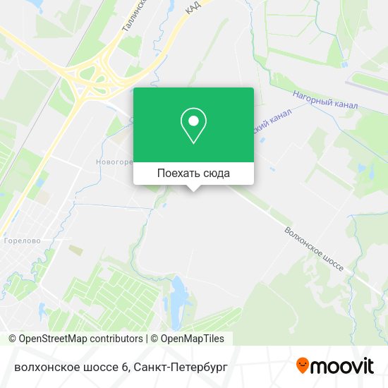 Карта волхонское шоссе 6
