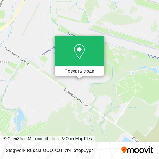 Карта Siegwerk Russia OOO