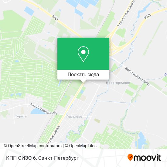 Карта КПП СИЗО 6