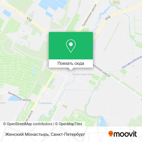 Карта Женский Монастырь