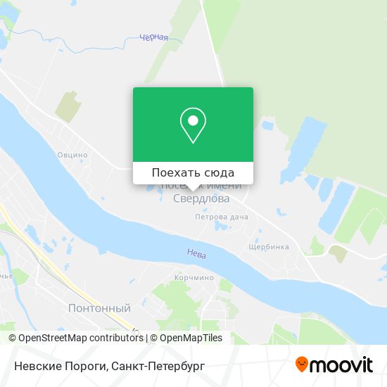 Карта Невские Пороги