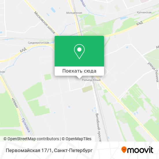 Карта Первомайская 17/1