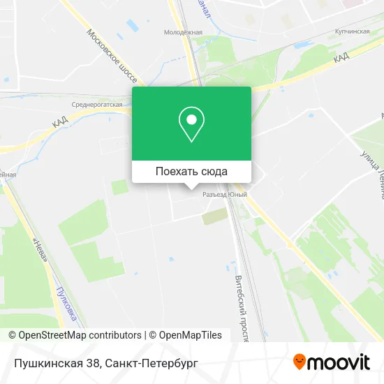 Карта Пушкинская 38