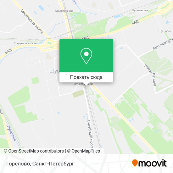 Карта Горелово