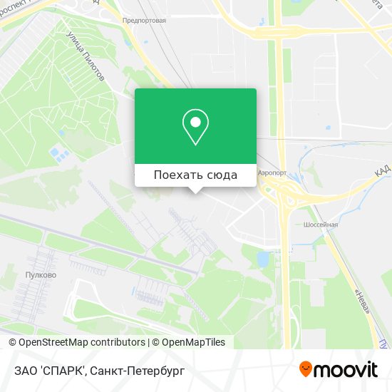 Карта ЗАО 'СПАРК'
