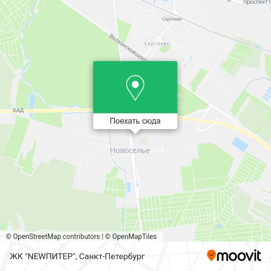Карта ЖК "NEWПИТЕР"