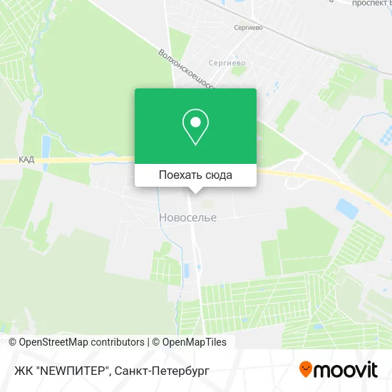 Карта ЖК "NEWПИТЕР"