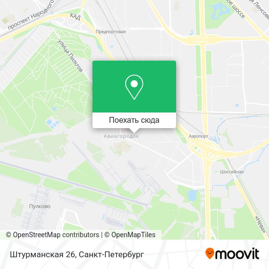 Карта Штурманская 26