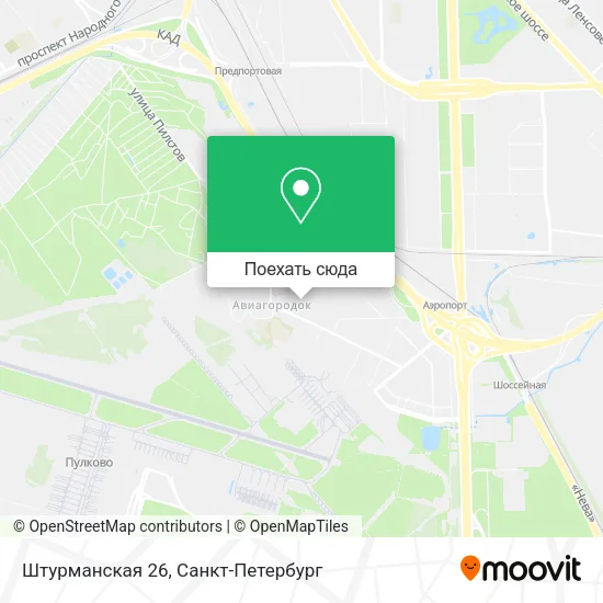 Карта Штурманская 26
