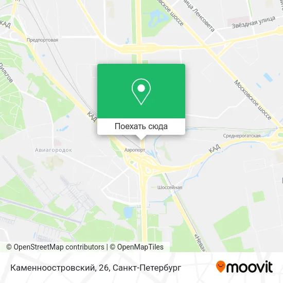 Карта Каменноостровский, 26