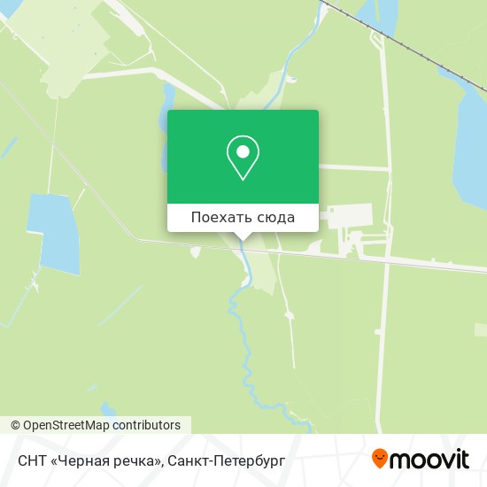 Карта СНТ «Черная речка»