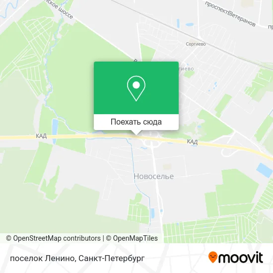 Карта поселок Ленино