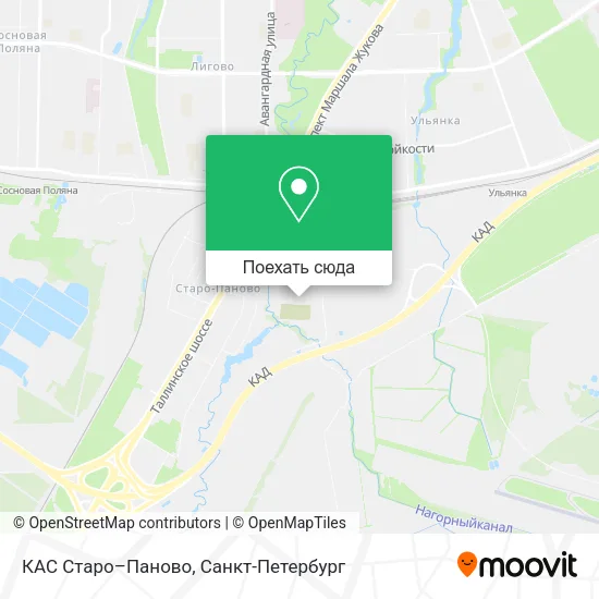 Карта КАС Старо–Паново