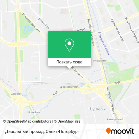 Карта Дизельный проезд