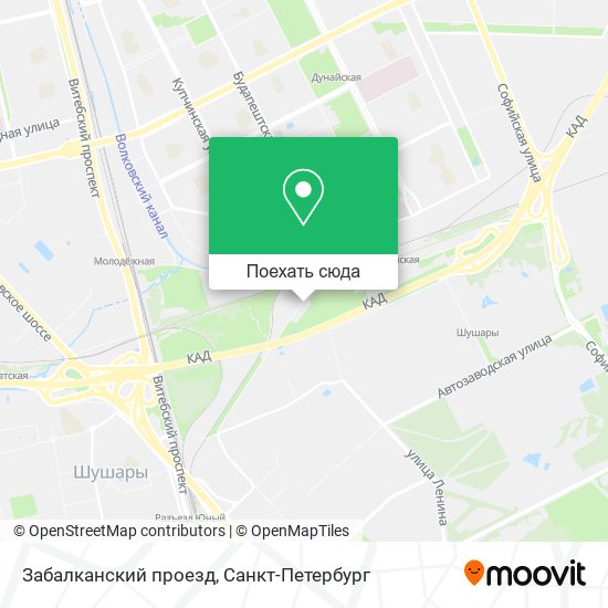 Карта Забалканский проезд