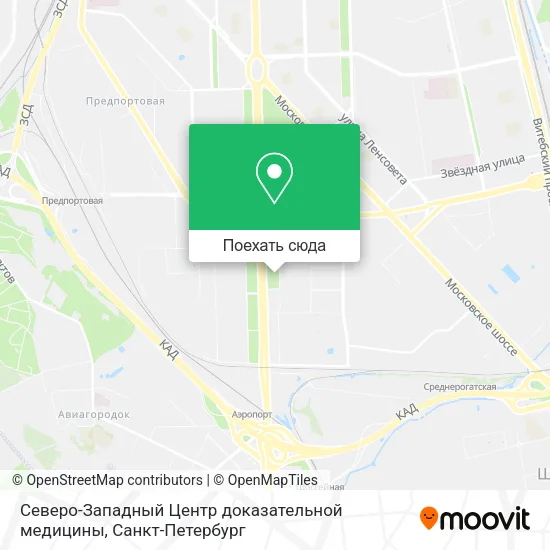 Карта Северо-Западный Центр доказательной медицины