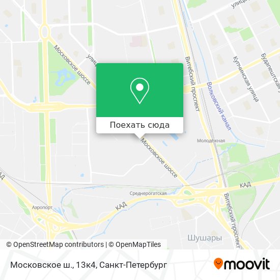 Карта Московское ш., 13к4